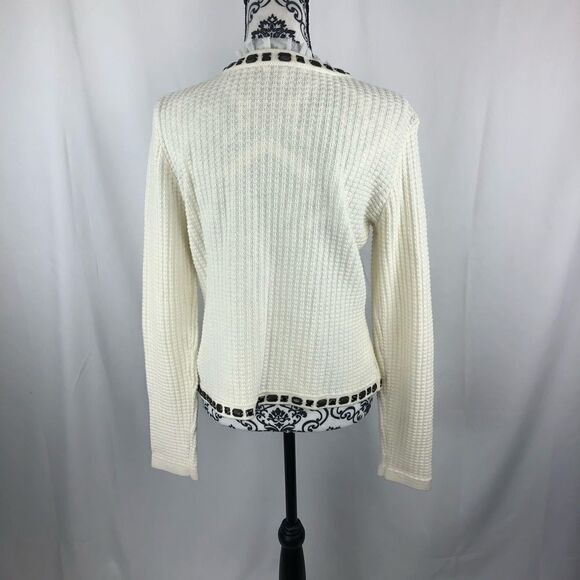 CAbi Gabrielle Waffle Knit Cardigan - Picture 6 of 9